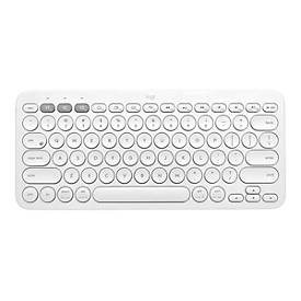 Logitech K380 Multi-Device Bluetooth Keyboard - Tastatur - kabellos - Bluetooth 3.0 - Deutsch - Off-White