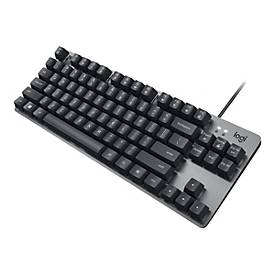 Logitech K835 TKL - Tastatur - USB - Tastenschalter: TTC Blue - Graphit/Schiefergrau