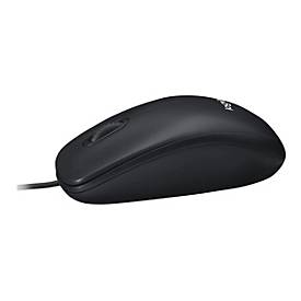 Logitech M100 - Maus - USB - Schwarz