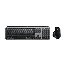 Logitech Master Series MX Keys S Combo for Mac - Tastatur-und-Maus-Set - full size - hinterleuchtet - kabellos - Bluetoo