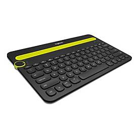 Logitech Multi-Device K480 - Tastatur - kabellos - Bluetooth - Deutsch - Schwarz