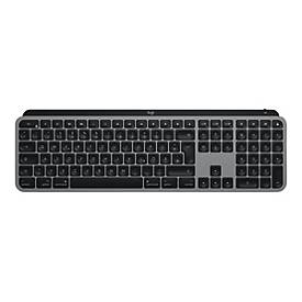 Logitech MX Keys für Mac - Tastatur - QWERTZ - Deutsch - Space-grau