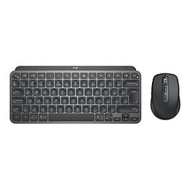 Logitech MX Keys Mini Combo for Business - Tastatur-und-Maus-Set - hinterleuchtet - kabellos - 2.4 GHz, Bluetooth LE - Q
