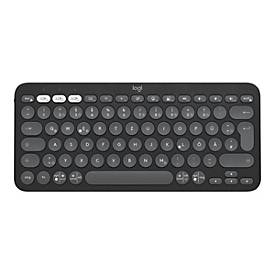 Logitech Pebble Keys 2 K380s - Tastatur - kabellos - Bluetooth LE - QWERTZ - Deutsch