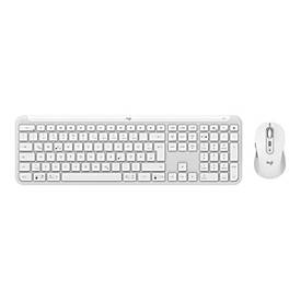 Logitech Signature Slim Combo MK950 - Tastatur-und-Maus-Set - 100% - full size - kabellos - Bluetooth 5.1 LE