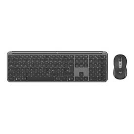 Logitech Signature Slim Combo MK950 - Tastatur-und-Maus-Set - 100 % (Fullsize) - kabellos - Bluetooth 5.1 LE - QWERTZ