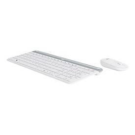 Slim Wireless Combo MK470 - Tastatur-und-Maus-Set - Chinesisch - Off-White