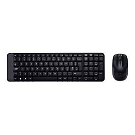 Logitech Wireless Combo MK220 - Tastatur-und-Maus-Set - kabellos - 2.4 GHz - Italienisch - Dunkelgrau