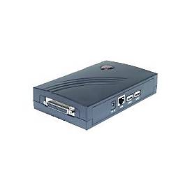 Longshine LCS-PS112 - Druckserver - USB/parallel - 10/100 Ethernet