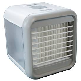 Luftreiniger Fresh Cube, 4-in-1, 8 W Leistung, 3 Ventilationsstufen, 7-farbige LED-Beleuchtung, inkl. USB-Netzteil, weiß