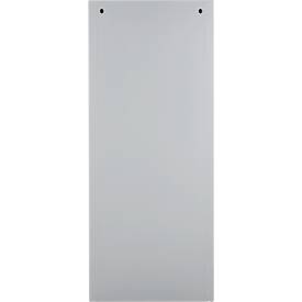 Magazinregal C+P Serie 13, ohne Sichtlagerkästen, 10 Fachböden, abschließbar, B 700 x T 300 x H 1690 mm, Stahl, lichtgrau RAL 7035