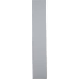 Magazinregal C+P Serie 13, ohne Sichtlagerkästen, 10 Fachböden, abschließbar, B 700 x T 300 x H 1690 mm, Stahl, weißaluminium RAL 9006