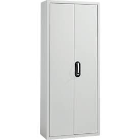 Magazinschrank, inkl. 28 Lager-Fix-Kasten, lichtgrau RAL 7035