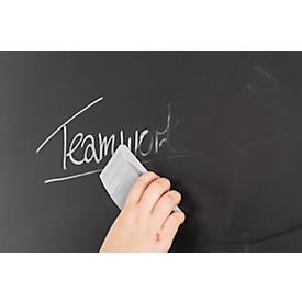 Magic Charts Legamaster, für Blackboards, blanko, selbstklebend & beschreibbar, inkl. Kreidemarker, B 600 x H 800 mm, 100 % recyclingfähig, Polypropylen, mattschwarz, 25 Blatt