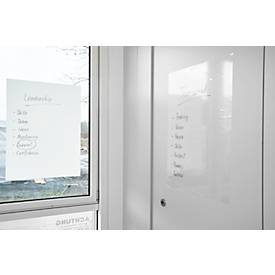 Magic Charts Legamaster, für Cleanboards, blanko, selbstklebend & beschreibbar, inkl. Boardmarker, B 600 x H 800 mm, 100 % recyclingfähig, Polypropylen, transparent, 25 Blatt