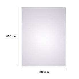 Magic Charts Legamaster, für Cleanboards, blanko, selbstklebend & beschreibbar, inkl. Boardmarker, B 600 x H 800 mm, 100 % recyclingfähig, Polypropylen, transparent, 25 Blatt