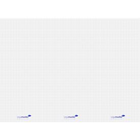 Magic Charts Legamaster, für Flipcharts, kariert, selbstklebend & beschreibbar, inkl. Permanentmarker, L 1200 x B 900 mm, 100 % recyclingfähig, Polypropylen, weiß, 15 Blatt