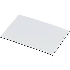 Magnet-Lagerschilder, weiß, 20 x 60 mm