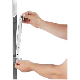 Magnet-Wandhalter-Set Vario Wall, inkl. 5 Tafeln, schwarz