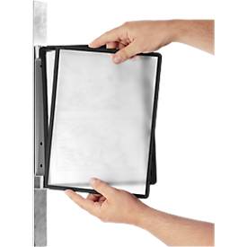 Magnet-Wandhalter-Set Vario Wall, inkl. 5 Tafeln, schwarz