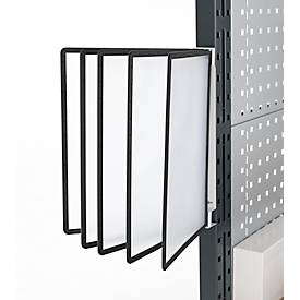 Magnet-Wandhalter-Set Vario Wall, inkl. 5 Tafeln, schwarz