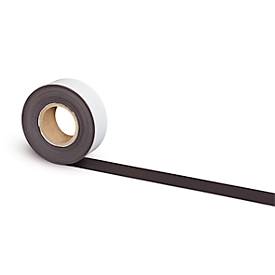 Magnetband Maul, selbstklebend, abschneidbar, 40 g/cm²,  L 10 m x B 60 mm, schwarz