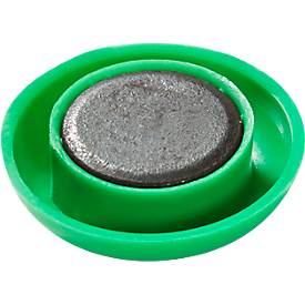 Magnete STM30, rund, Haftkraft 0,4 kg oder bis zu 6 Blätter des Formates A4, Ø 30 mm, farbsortiert, 12 Stück