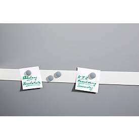 Magnetleiste Maul Standard, inkl. 4 Magneten, B 50 x L 1000 mm, weiß/grau