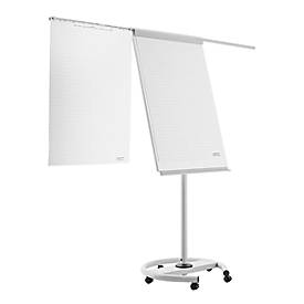 Magnetoplan Flipchart de luxe, fahrbar, auch magnethaftend