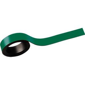 Magnetstreifen, beschriftbar, 2 Stück, L 1000 x B 15 mm, grün