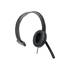 Manhattan Mono Over-Ear Headset (USB), Microphone Boom (padded), Retail Box Packaging, Adjustable Headband, In-Line Volu