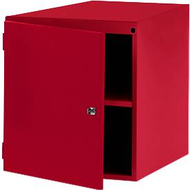 Manuflex Gehäuse-Unterbau, für Werkbank Profi Tiefe 700 mm, rubinrot