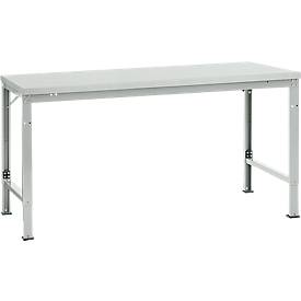 Manuflex Grundtisch UNIVERSAL Spezial, 1750 x 1000 mm, Kunststoff lichtgrau, lichtgrau