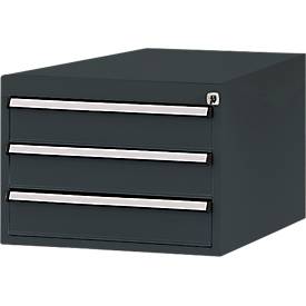 Manuflex Schubladen-Unterbau, für T 1000 mm, anthrazit