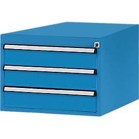 Manuflex Schubladen-Unterbau, für T 800 mm, lichtblau