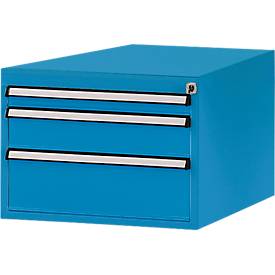 Manuflex Schubladen-Unterbau, für T 800 mm, lichtblau