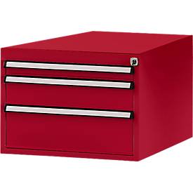 Manuflex Schubladen-Unterbau, für T 800 mm, rubinrot