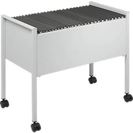 Mappenboy, lichtgrau, ohne Mappen