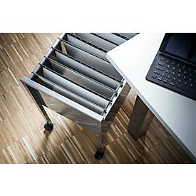 Mappenboy, silber, ohne Mappen