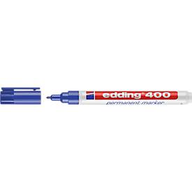 Marker edding 400, feine Spitze, blau, 1 Stück