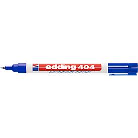 Marker edding 404, mit feiner Spitze, blau, 1 Stück