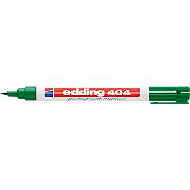 Marker edding 404, mit feiner Spitze, grün, 1 Stück