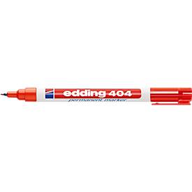 Marker edding 404, mit feiner Spitze, rot, 1 Stück