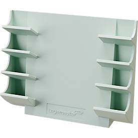 Markerhalter Legamaster, für Glasboards, für 4 Marker, Neodym-Magnet, sage green