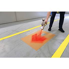 Markierpistole Durable DURALINE® EasyMover, für Dosen mit 750 ml Inhalt, L 260 x B 80 x H 260 mm, Kunststoff, grau