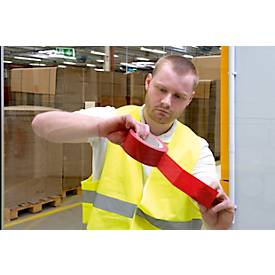 Markierungsband Durable Basic, für Innenbereich, selbstklebend, wieder ablösbar, B 50 mm, Weich-PVC, rot