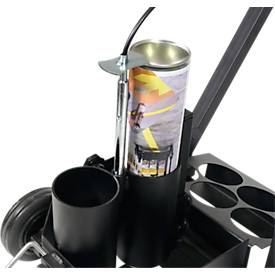 Markierwagen Durable DURALINE® EasyTrack, für 2 Dosen mit jeweils 750 ml, Strichbreite 40-100 mm, höhenverstellbare Griffstange, schwarz