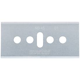 MARTOR Industrieklinge 45, 10 St., L 39 x B 18,4 mm, 2-seit. Schliff, Materialstärke 0,3 mm