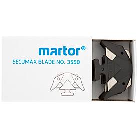 MARTOR SECUMAX Klinge 3550, 10 St., L 38,9 x B 25,8 mm, Stahl, Materialstärke 0,3 mm
