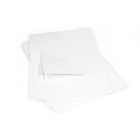 Matte glasfolie voor glasdesign deurbordje, beschrijfbaar, licht voorgesneden, voor formaat A6, B 148 x H 105 mm, 10 stuks